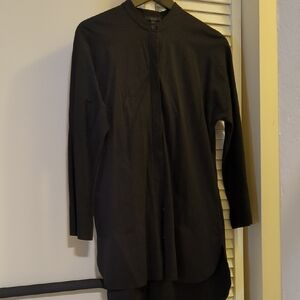 COS Black Long Sleeve Button-Up Shirt